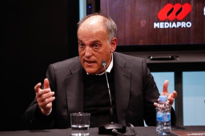 Javier Tebas, president de la Lliga, tenia previst que els clubs passessin els tests la setmana que ve.