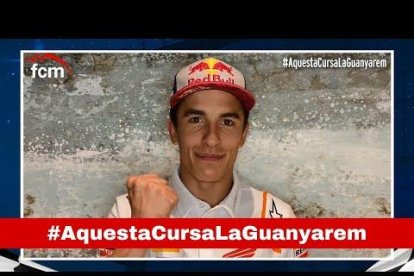 Marc Márquez durante su aparición en el vídeo.