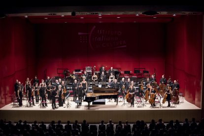 El pianista Giuseppe Andaloro i la Simfònica del Vallès, dijous.