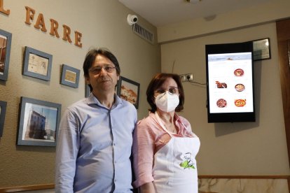 Ramon Prat i Anna Guillaumet, del restaurant Farré de la Noguera.