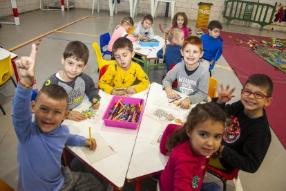 Una de las actividades ayer en el ActiNadal de Agramunt. 