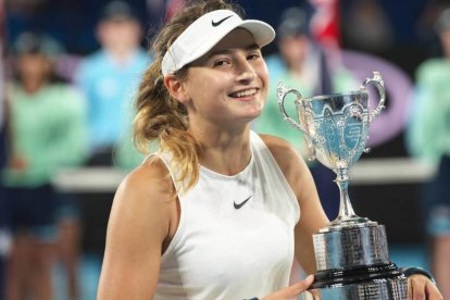 Vicky Jiménez ganó el torneo júnior del Open de Australia.