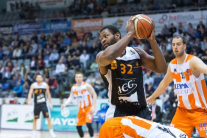 Shaquille O’Neal Cleare durante el partido de la temporada pasada frente al Coruña.