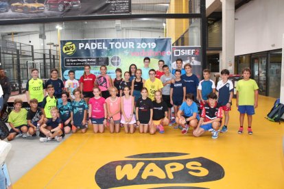 Torneo de pádel en infantil, alevín y benjamín en Torrefarrera 