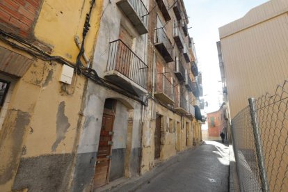 Estado de las casas de la calle Companyia de Lleida