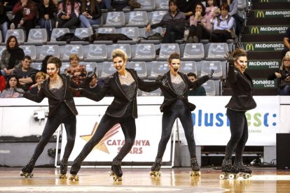 Uno de los equipos que participaron ayer en la primera jornada del Campeonato de Catalunya.