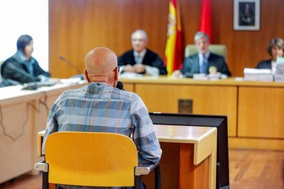 Pedro Luis Gallego durante su primer día del juicio.