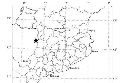 Un terratrèmol amb epicentre a Osca es percep sense danys a l'Alta Ribagorça