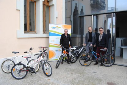 Las primeras bicicletas recuperadas son infantiles. 