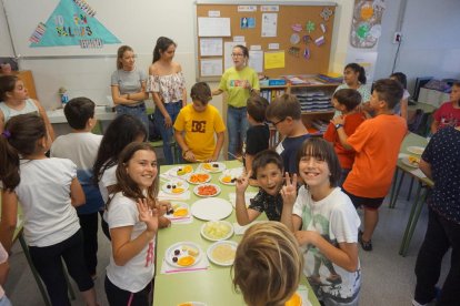 Imagen de archivo de un taller para promocionar el consumo de fruta entre los más pequeños.