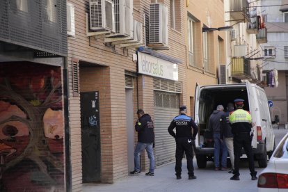 Registro el jueves en el club cannábico situado en el barrio de Noguerola. 