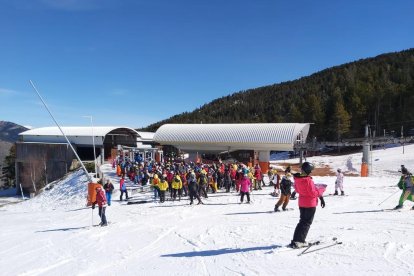 L’estació de Port Ainé va registrar una de les millors afluències de tot l’hivern.