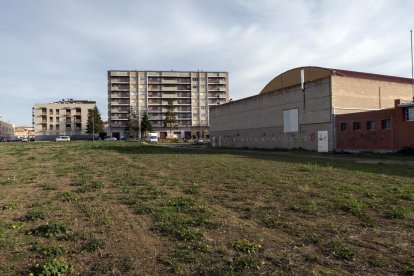 Els terrenys per al nou pavelló poliesportiu de Cervera.