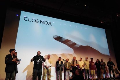 La cerimònia de cloenda del festival Mostremp.