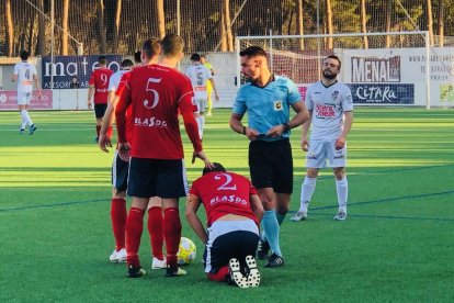 El Fraga va mantenir el control malgrat la bona defensa rival.