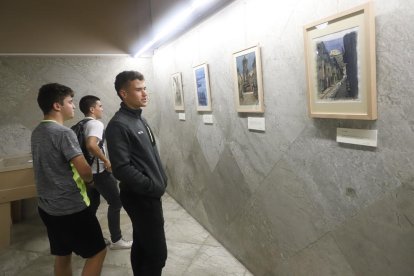 L’exposició d’aquarel·les de Sergio Callizo podrà veure’s a la UdL fins al 12 de novembre.