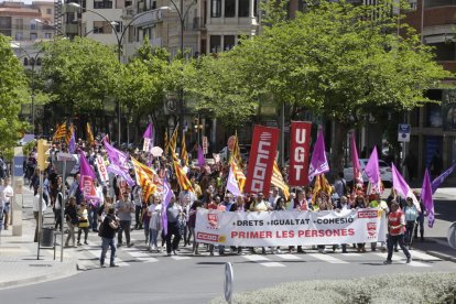 Lleida va viure la seua última manifestació del Primer de Maig el 2019, amb unes reivindicacions que segueixen tan presents com ara, anteposar sempre les persones.