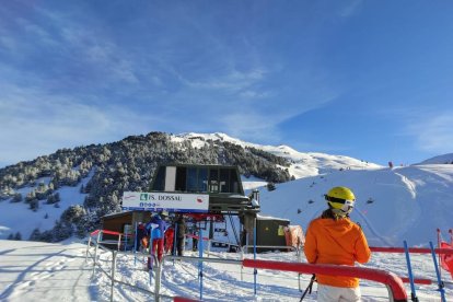 Despidiendo el año en la nieve