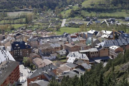 Vista del Pont de Suert, capital de la Ribagorça.