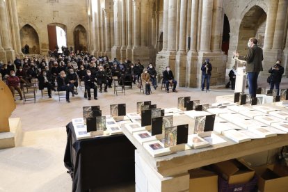 L’Agrupació Ilerdenca de Pessebristes va celebrar per primer cop la clausura del cicle a la Seu Vella.