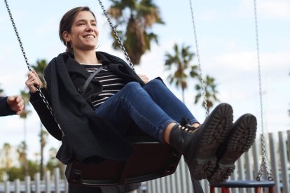 Bruna Cusí, protagonista de la cinta ‘Ardara’, premiada en Lleida.