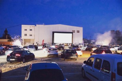 El auto cine de Golmés.