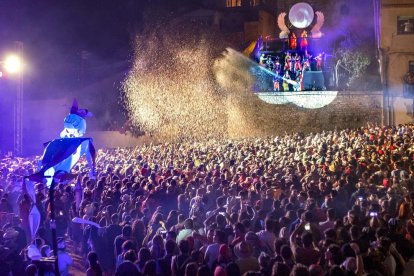 Un dels actes més multitudinaris de l’edició anterior de l’Aquelarre de Cervera, el 31 d’agost.