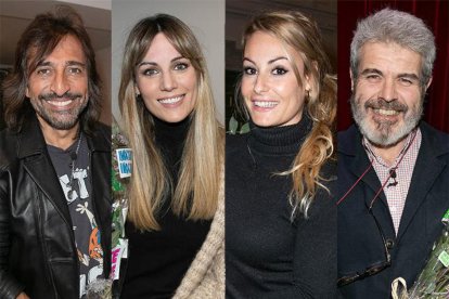 Antonio Carmona, Edurne, Lydia Valentín i Lorenzo Caprile.