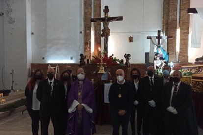 Ayer finalizó el Triduo al Cristo de la Agonía. 