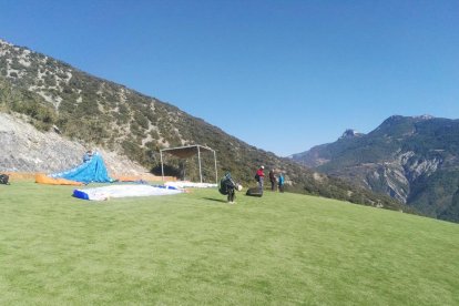 El campo de vuelo conocido como la Muntanya Màgica. 