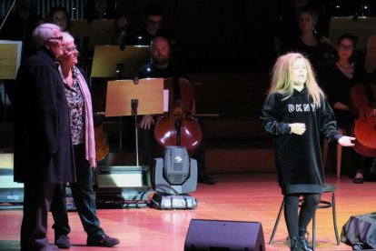 Maria Fernández, de Balaguer, deleitó al público. 