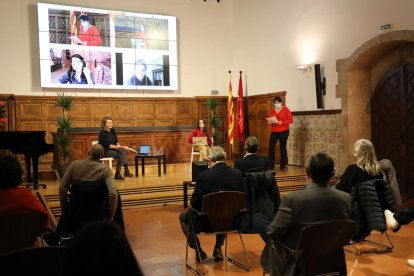 La inauguración del nuevo curso del IEI combinó la presencia física con intervenciones en ‘streaming’.