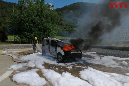 Pràctiques sobre focs en vehicles