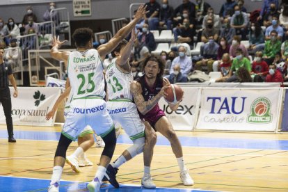 Michael Carrera firmó su mejor partido con la camiseta leridana.