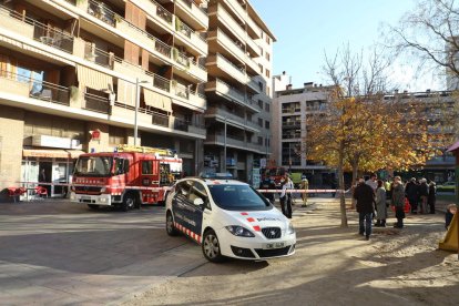 Durante el dispositivo se perimetró la zona.