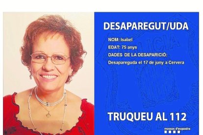 Isabel, de 75 años.