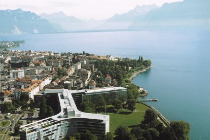 Sede central de Nestlè en Vevey, Vaud, Suiza.