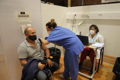 La vacunación contra la Covid-19 avanza a buen ritmo en Lleida.