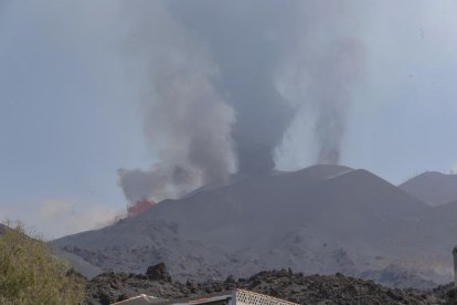 Una imagen del volcán de La Palma.