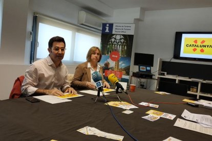 Presentación en Lleida de la campaña ‘Catalunya, Hola Família!’.