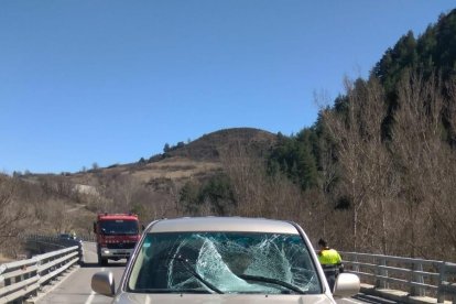 Mor un ciclista en ser envestit per un cotxe a l'N-260 a Martinet de Cerdanya