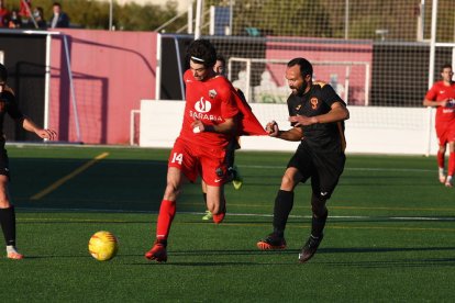 Un partido de Segunda Catalana entre el Alpicat y el Sporting Pinyana.