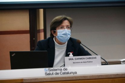 La secretaria de Salud Pública, Carmen Cabezas.