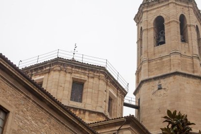 Imatge del cimbori de l’església de Santa Maria de l’Alba de Tàrrega.