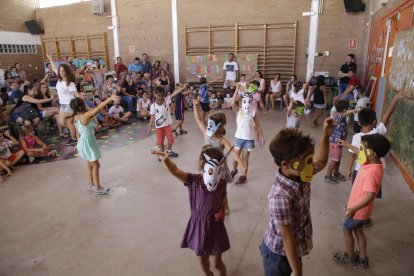 Imatge d’arxiu de l’acte de clausura del casal municipal Estiu de Petits.