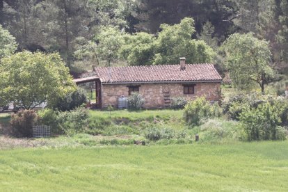 La masia en la qual els dos joves van perdre la vida.