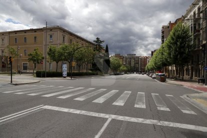 Vista de la Rambla de Aragón de Lleida.