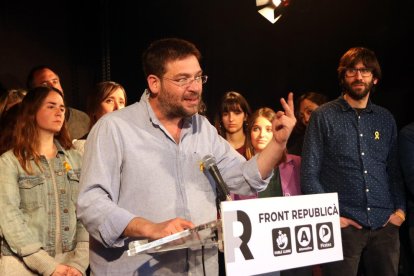 El cap de llista del Front Republicà per Barcelona, Albano Dante Fachin.