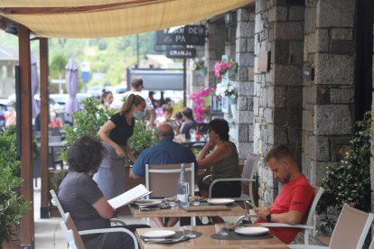 Terrassa d'un restaurant