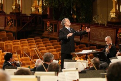 Muti, en una Musikverein vacía.